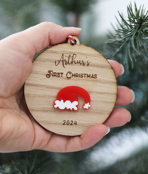 
                  
                    Baby's First Christmas Personalised Santa Decoration
                  
                