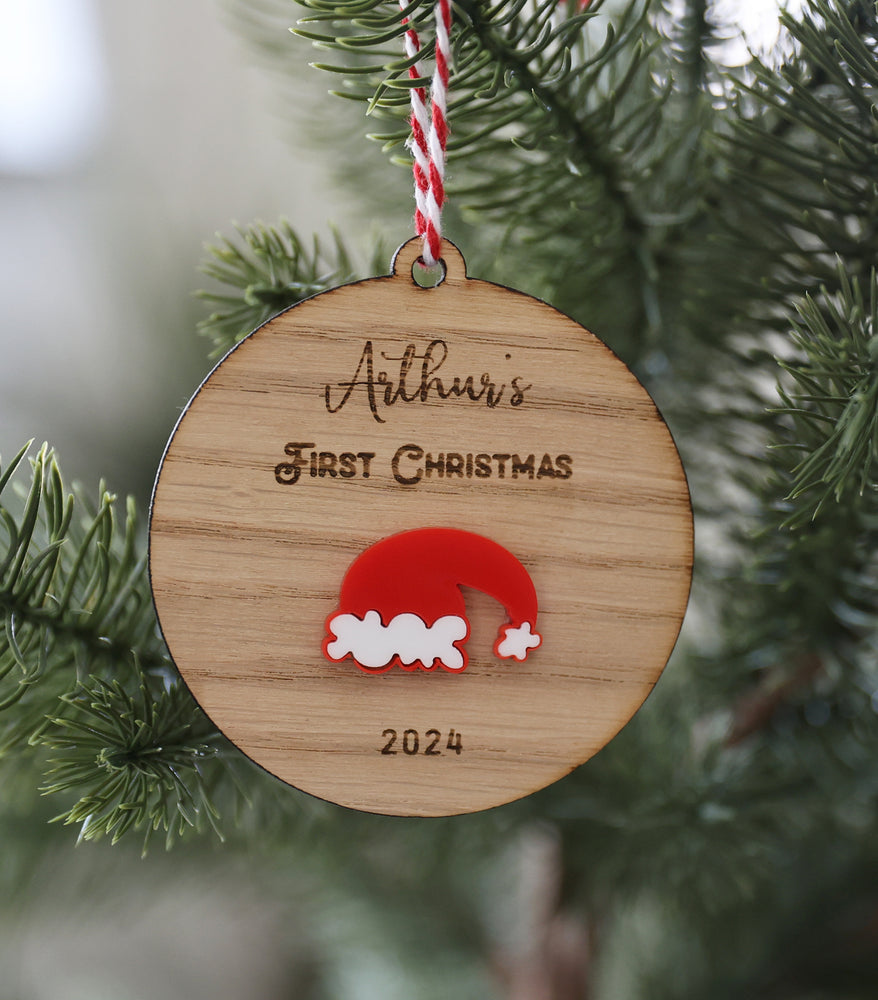 
                  
                    Baby's First Christmas Personalised Santa Decoration
                  
                