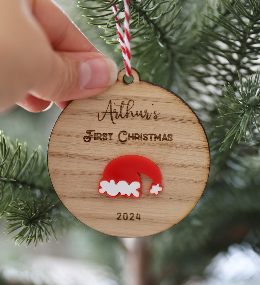 
                  
                    Baby's First Christmas Personalised Santa Decoration
                  
                