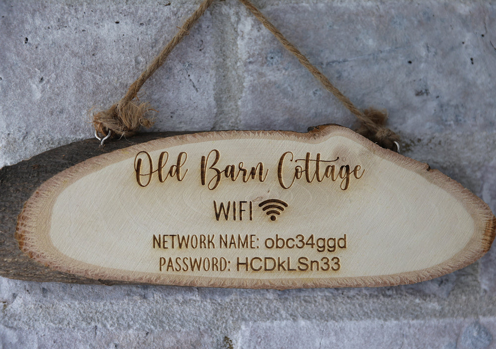 
                  
                    Personalised Log Wifi Sign
                  
                