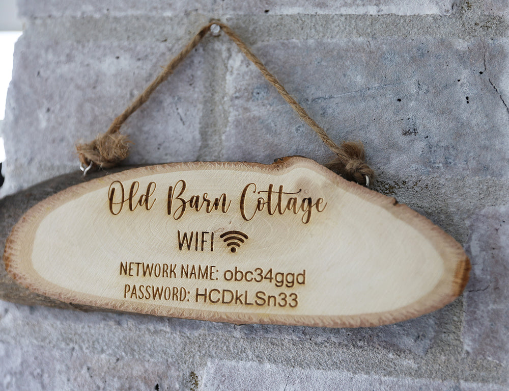 
                  
                    Personalised Log Wifi Sign
                  
                