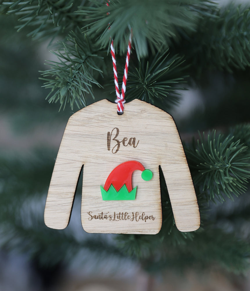 
                  
                    Personalised Christmas Jumper Tree Decoration
                  
                