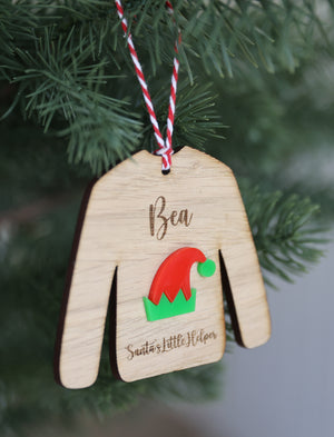 
                  
                    Personalised Christmas Jumper Tree Decoration
                  
                