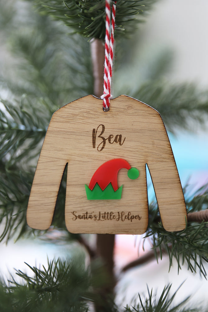 
                  
                    Personalised Christmas Jumper Tree Decoration
                  
                