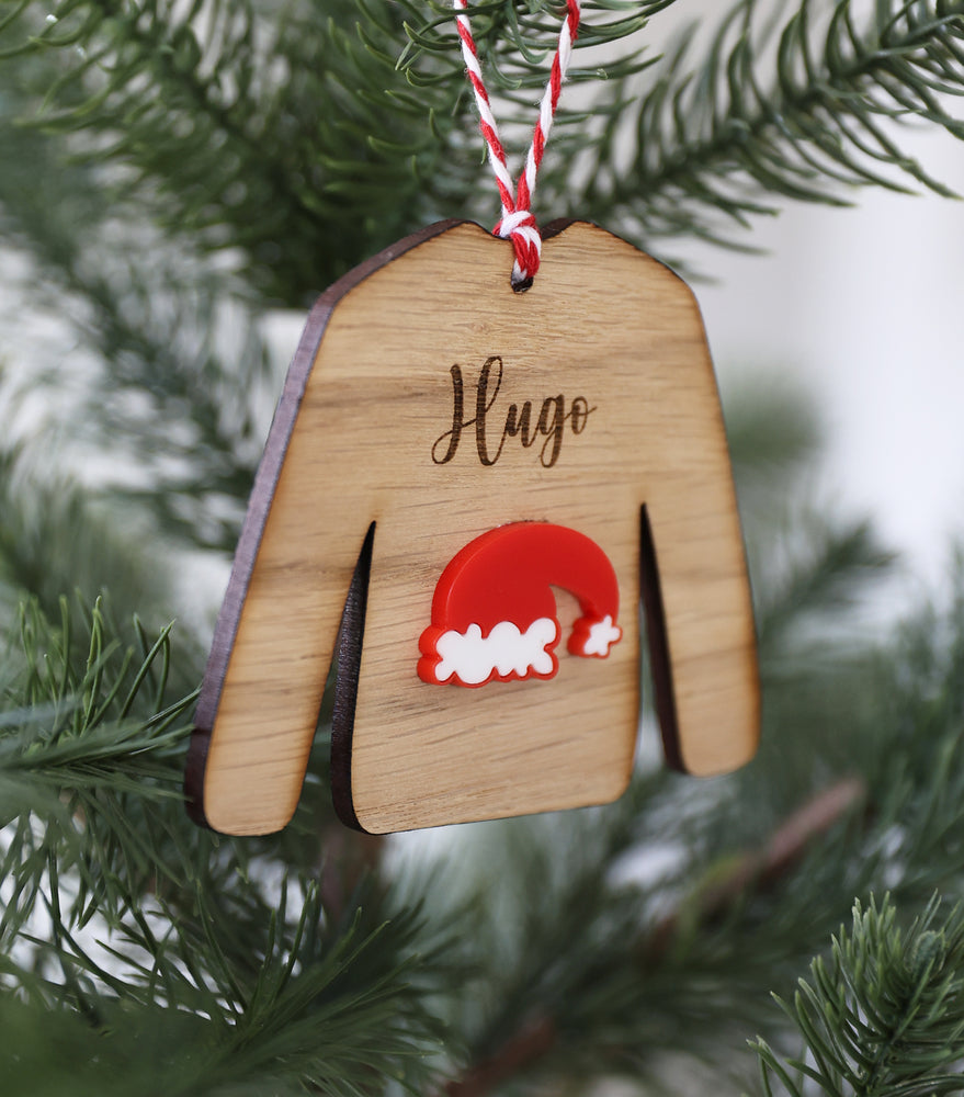 
                  
                    Personalised Christmas Jumper Tree Decoration
                  
                