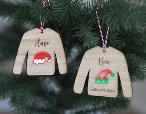 
                  
                    Personalised Christmas Jumper Tree Decoration
                  
                