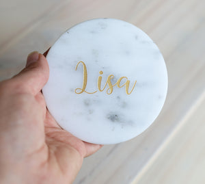 
                  
                    Personalised Marble Coaster
                  
                