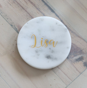 
                  
                    Personalised Marble Coaster
                  
                