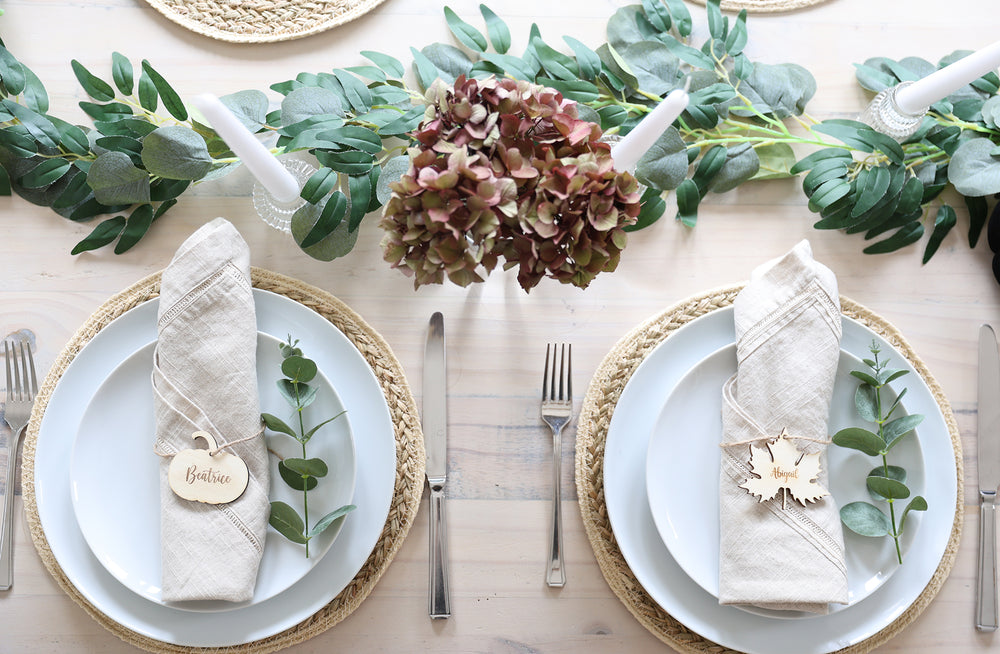 
                  
                    Wooden Pumpkin Place Setting
                  
                