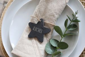 
                  
                    Personalised Star Christmas Decoration - Slate
                  
                