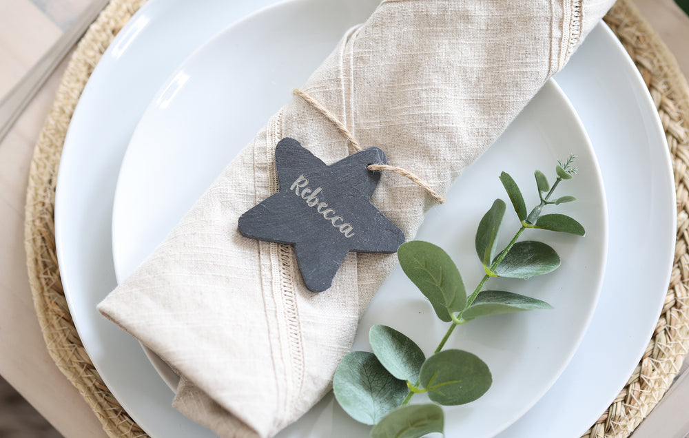 
                  
                    Personalised Star Christmas Decoration - Slate
                  
                