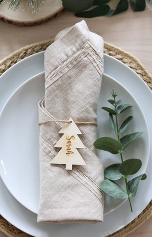 
                  
                    Wooden Christmas Tree Place Setting
                  
                