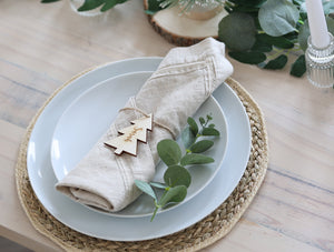 
                  
                    Wooden Christmas Tree Place Setting
                  
                