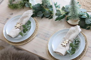 
                  
                    Wooden Snowflake Place Setting
                  
                