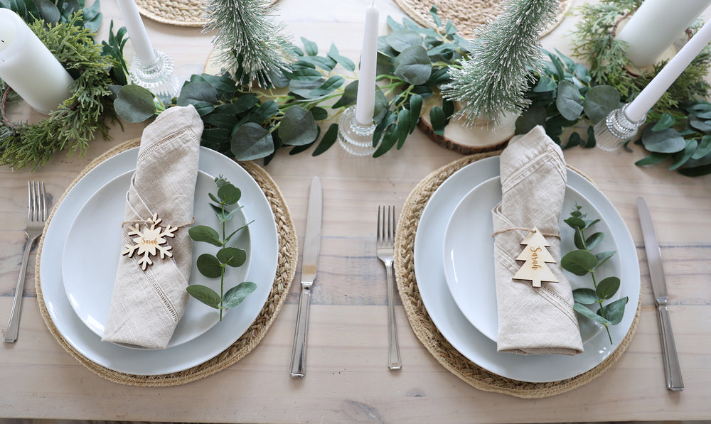 
                  
                    Wooden Christmas Tree Place Setting
                  
                