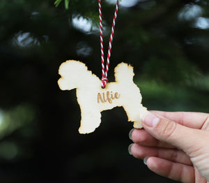 
                  
                    Personalised Bichon Frise Dog Christmas Decoration - Wooden
                  
                