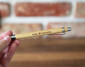 
                  
                    Personalised Couples Pen - Wooden
                  
                