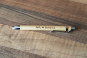 
                  
                    Personalised Couples Pen - Wooden
                  
                