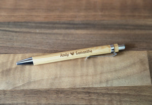 
                  
                    Personalised Couples Pen - Wooden
                  
                