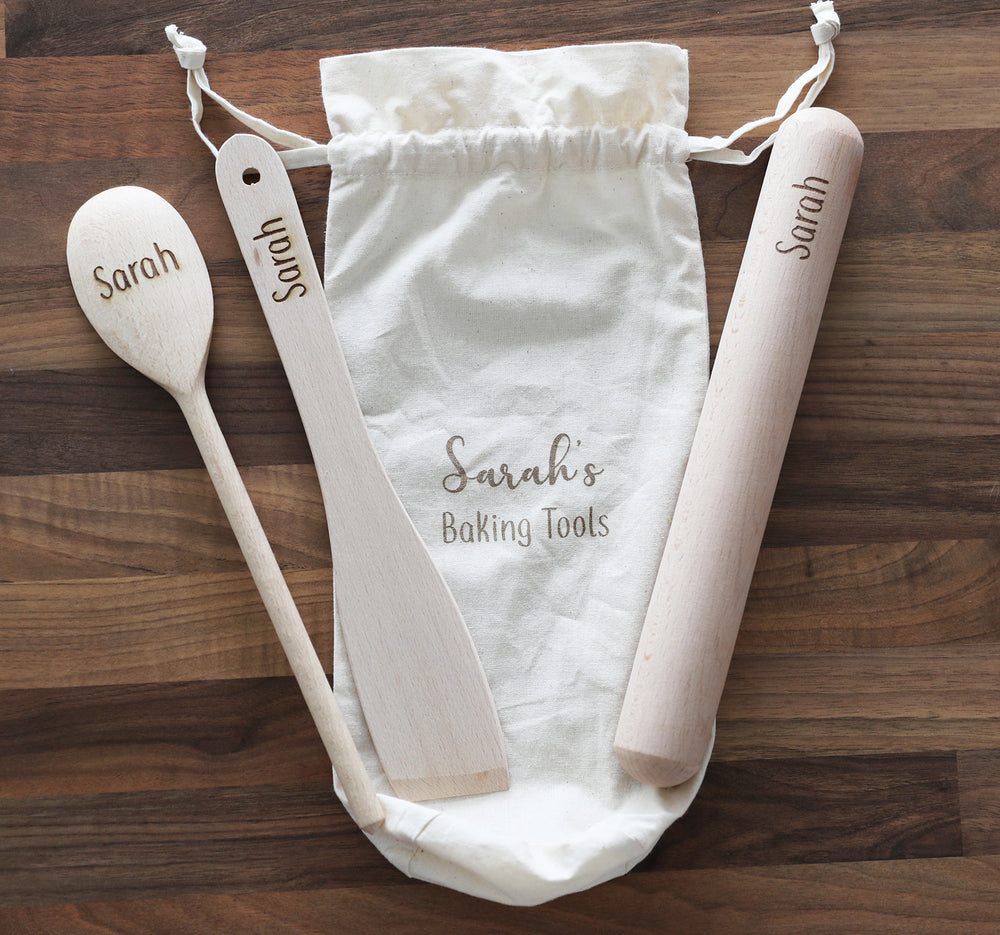 
                  
                    Personalised Baking Set - Wooden
                  
                