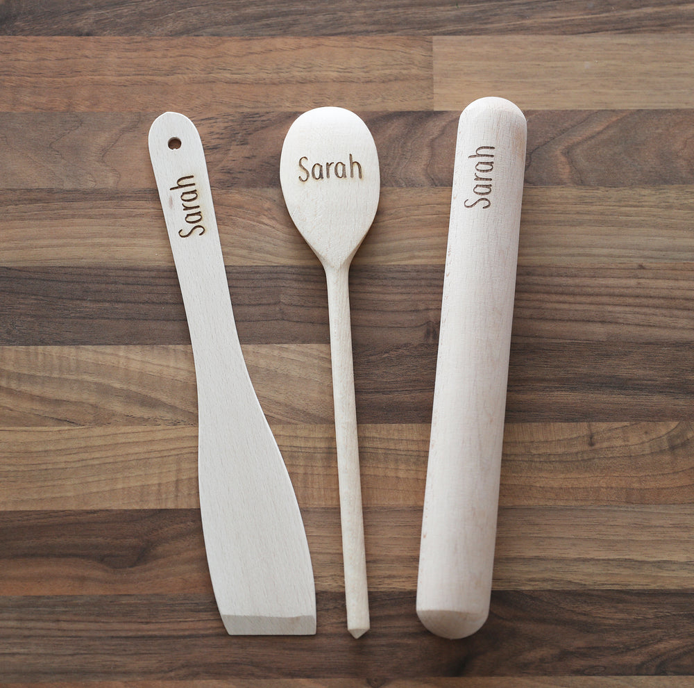 
                  
                    Personalised Baking Set - Wooden
                  
                