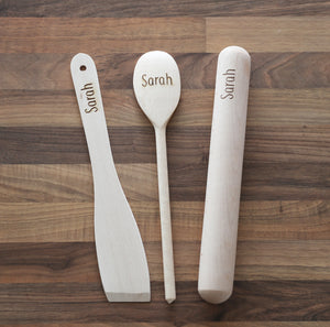 
                  
                    Personalised Baking Set - Wooden
                  
                