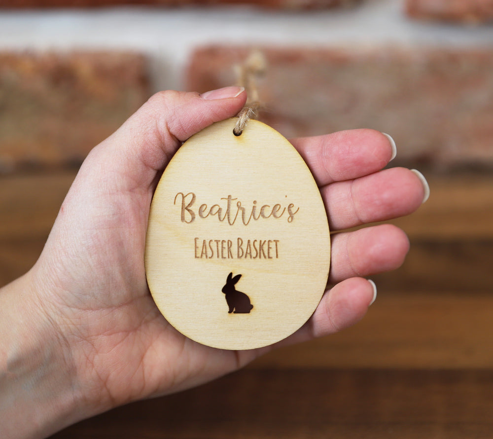 
                  
                    Personalised Easter Tag - Wooden
                  
                