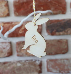 
                  
                    Personalised Wooden Easter Bunny
                  
                