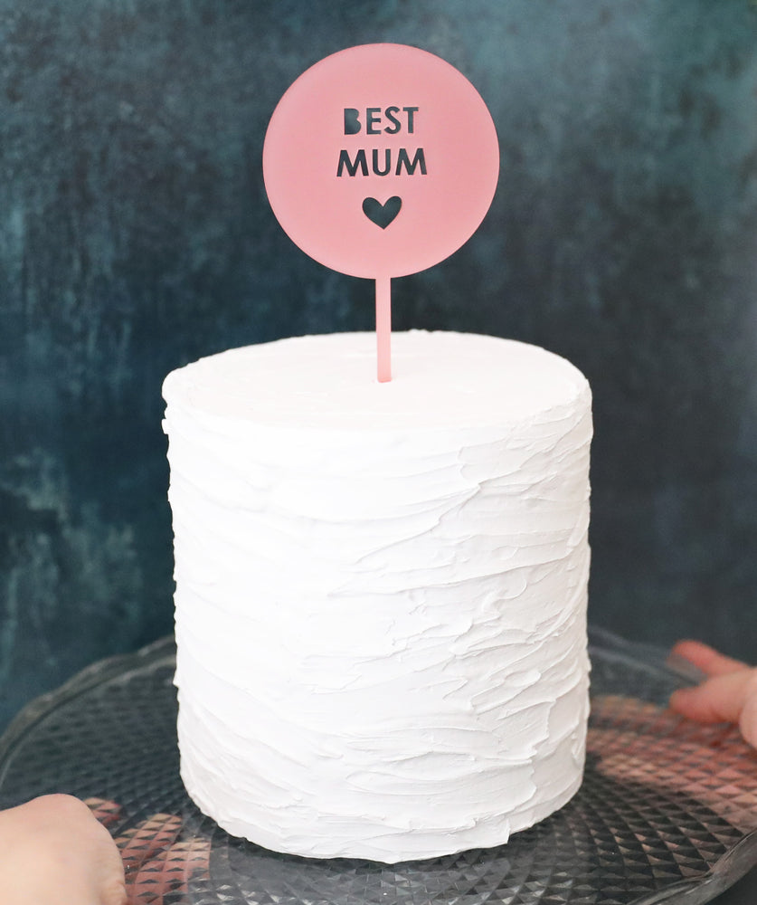 
                  
                    Best Mum Cake Topper
                  
                