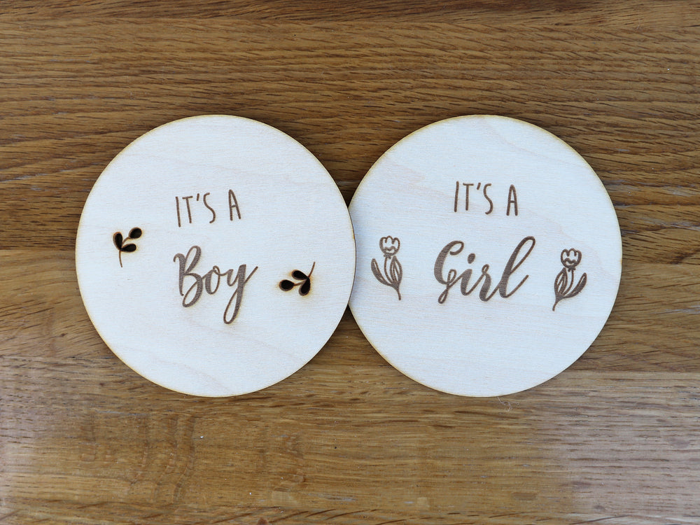 
                  
                    It's a Boy/Girl Gender Reveal Sign - Wooden
                  
                