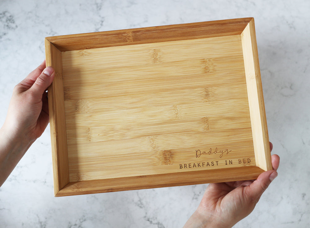 
                  
                    Personalised Breakfast in Bed Tray - Bamboo
                  
                