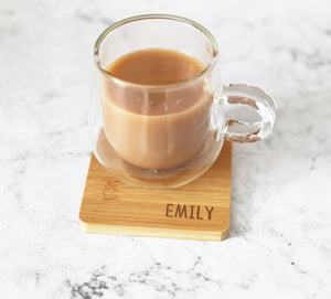 
                  
                    Personalised Bamboo Coaster - Square
                  
                