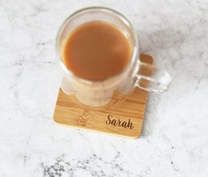 
                  
                    Personalised Bamboo Coaster - Square
                  
                