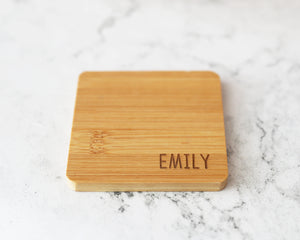 
                  
                    Personalised Bamboo Coaster - Square
                  
                