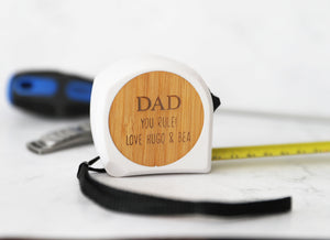 
                  
                    Personalised Tape Measure - Bamboo
                  
                