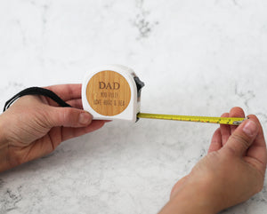 
                  
                    Personalised Tape Measure - Bamboo
                  
                