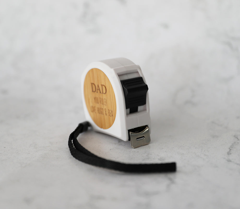 
                  
                    Personalised Tape Measure - Bamboo
                  
                