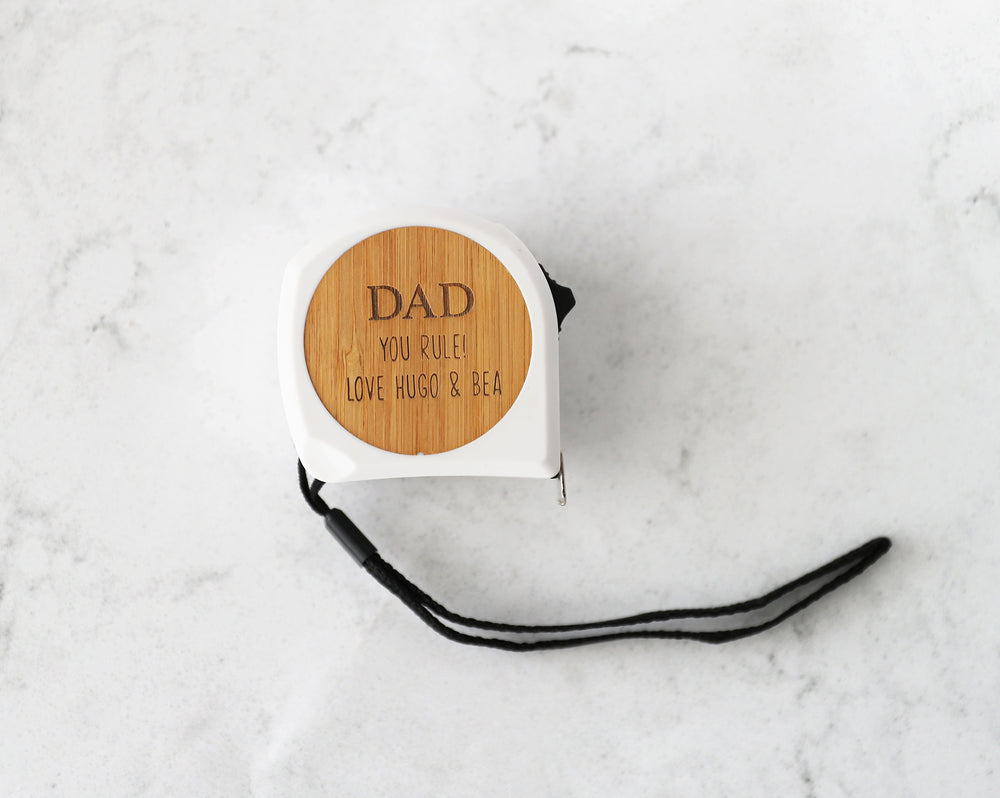 
                  
                    Personalised Tape Measure - Bamboo
                  
                