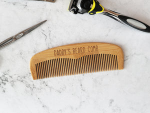 
                  
                    Personalised 'Beard' Comb - Bamboo
                  
                