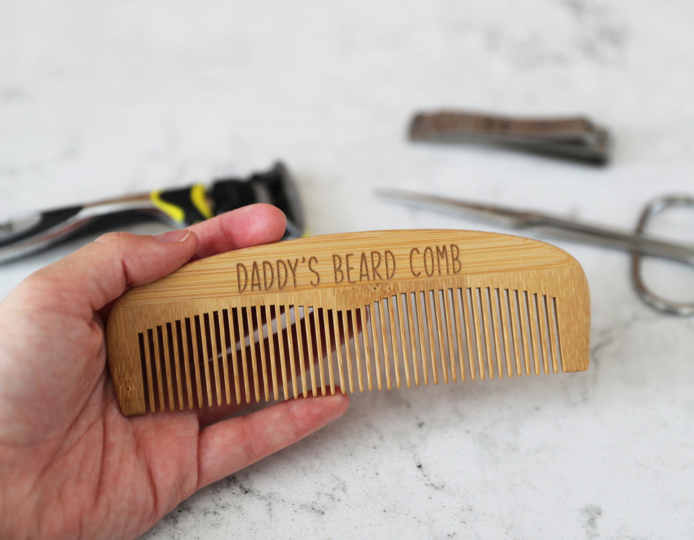 
                  
                    Personalised 'Beard' Comb - Bamboo
                  
                