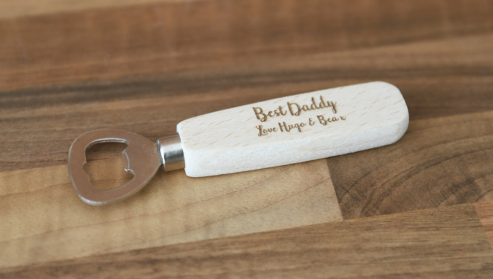 
                  
                    Personalised "Best Daddy" Bottle Opener - Wooden
                  
                