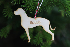 
                  
                    Personalised Great Dane Dog Christmas Decoration - Wooden
                  
                