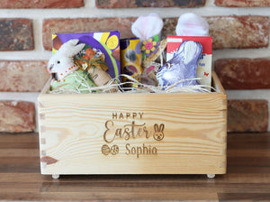 
                  
                    Personalised Wooden Easter Crate
                  
                