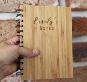 
                  
                    Personalised Notebook - Wooden
                  
                