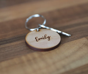 
                  
                    Personalised Keyring - Wooden
                  
                