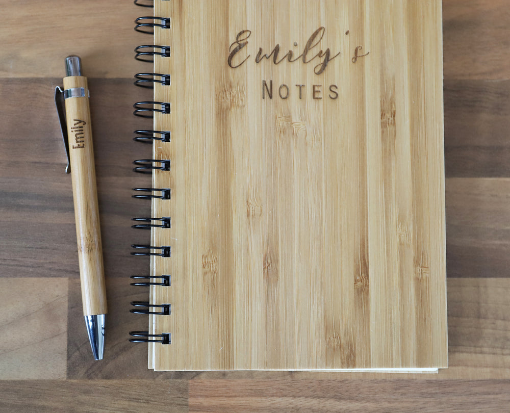 
                  
                    Personalised Notebook - Wooden
                  
                