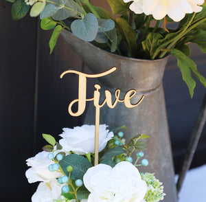 
                  
                    Wedding Table Numbers - Wooden
                  
                