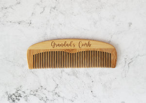 
                  
                    Personalised 'Grandad' Comb - Bamboo
                  
                