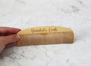 
                  
                    Personalised 'Grandad' Comb - Bamboo
                  
                