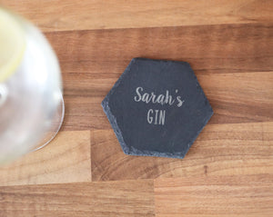 
                  
                    Personalised Gin Coaster - Slate
                  
                